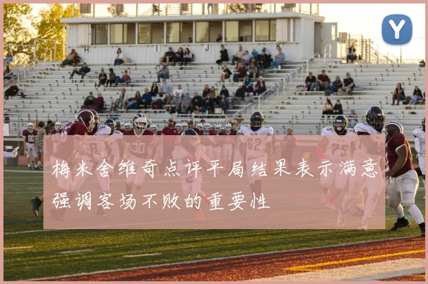 梅米舍维奇点评平局结果表示满意强调客场不败的重要性